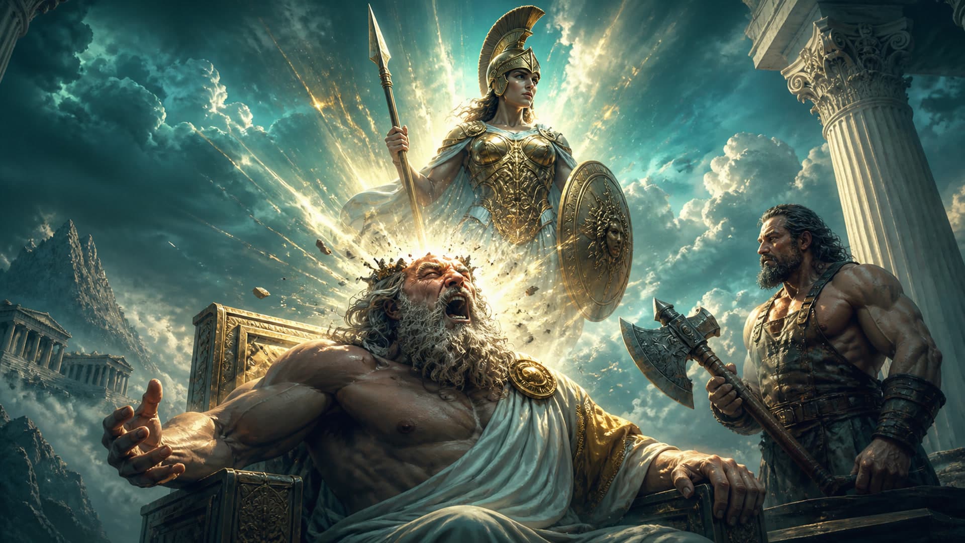 El nacimiento de Atenea
